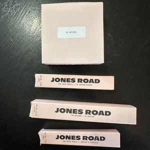 Jones Road Beauty Set: Miracle Balm, face pencil, mascara & brow pencil